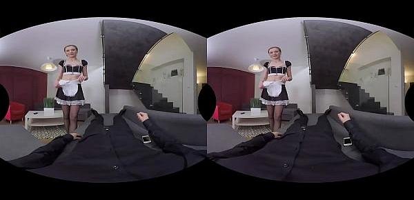  Luca Bella in VR as a lovely French maid